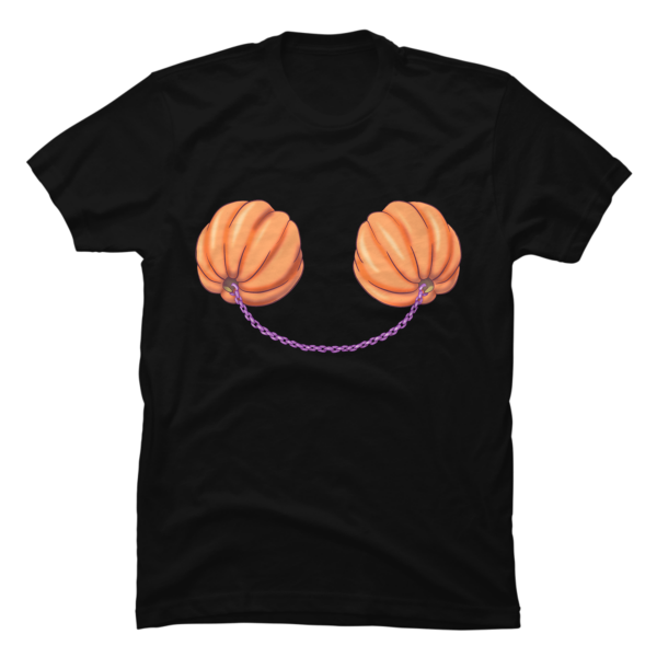 pumpkin boob shirt